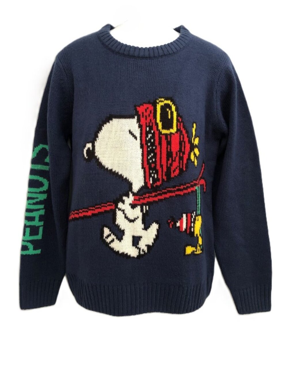 Snoopy Peanuts Woodstock Blue Sweater Child Size 10 NWT Germany